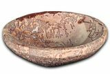 Polished Saharan Desert Jasper Dish - Morocco #349395-1